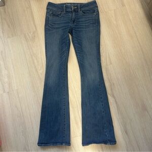 American Eagle Jeans Kick Boot Blue Womens Size 6 Bootcut Boot Cut